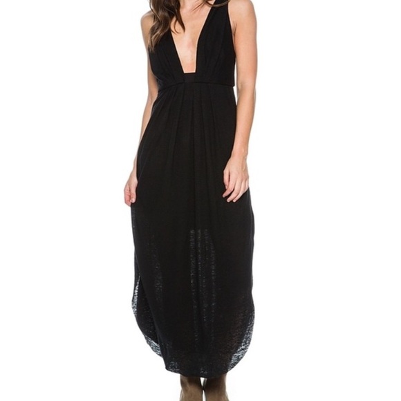 Free People Plunge Neckline Heidi Maxi - Picture 1 of 14